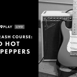 Crash Course: Pink Scorching Chili Peppers |  Be taught Songs, Techniques & Tones |  Fender Play LIVE |  fender