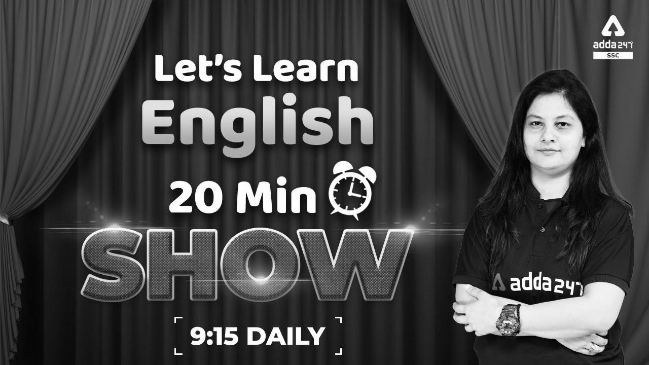 Let’s Be taught English |  20 Minute Present by Swati Tanwar