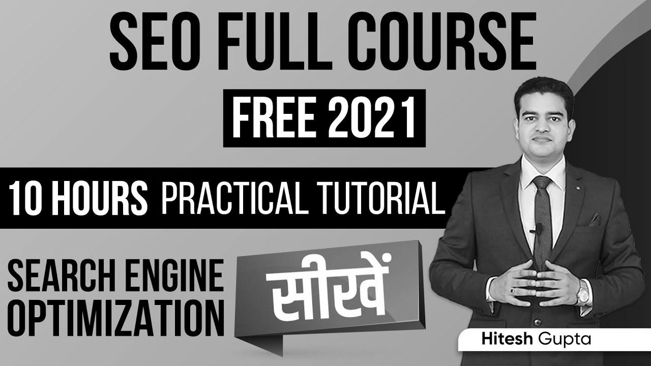 SEO Course for Newbies Hindi |  Search Engine Optimization Tutorial |  Superior website positioning Full Course FREE