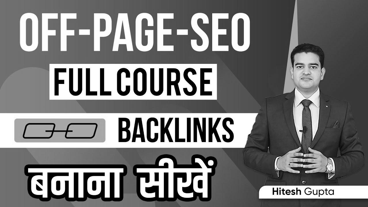 Off Web page website positioning Tutorial for Inexperienced persons |  Off Web page search engine optimization Full Course in Hindi |  Off Web page search engine optimization Kaise Kare