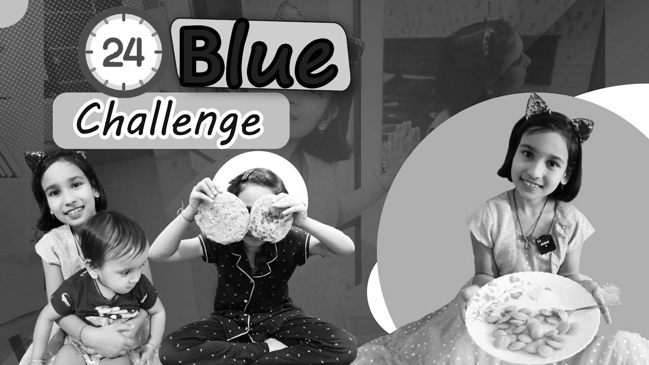 Blue {challenge|problem} ||  24 hour {challenge|problem} ||  *WENT RIGHT* ||  24 hour blue {challenge|problem} #learnwithpari
