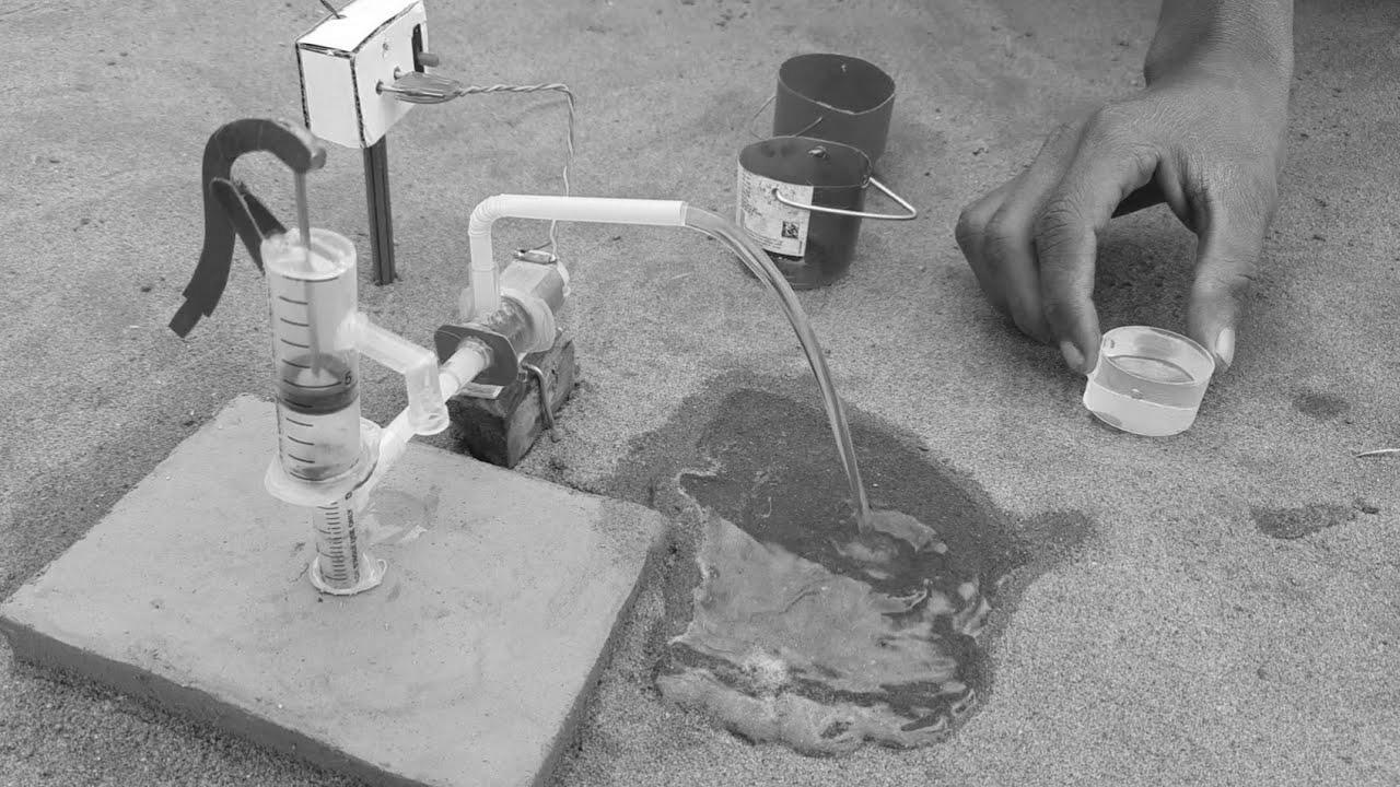  make water pump |  science undertaking |  Mini diy water pump
