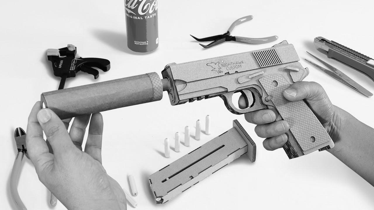 ダンボールで銃をつくる｜Learn how to Make a Cardboard Gun