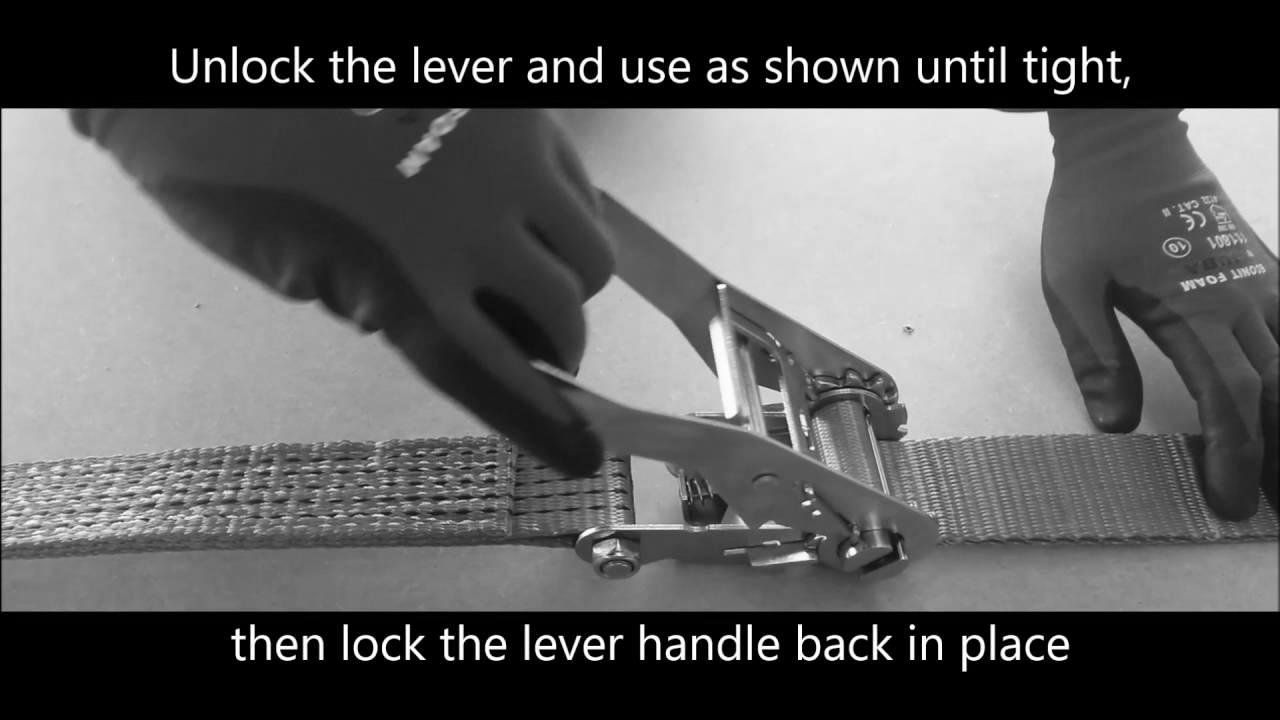 Find out how to use a Ratchet Strap – Rope Providers Direct