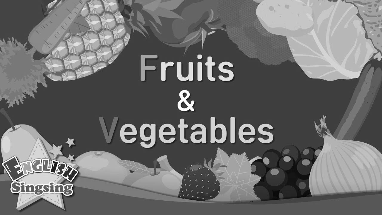 Kids vocabulary -[Old] Fruits & Vegetables – Study English for teenagers – English instructional video