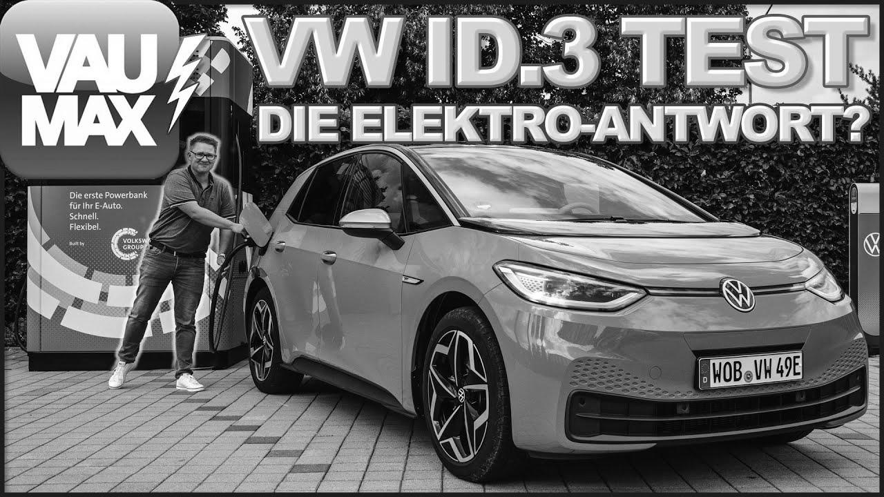 VW ID.3 – The electric answer?  Driving report, know-how & capabilities in test |  VAUMAXtv