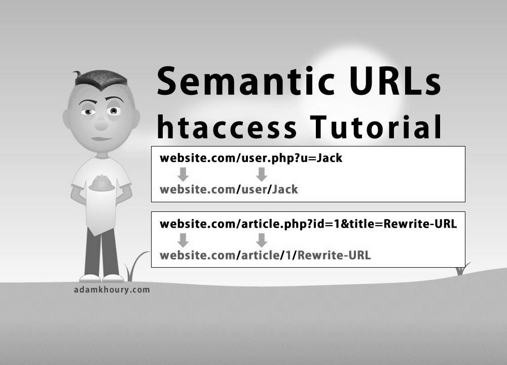 Semantic URL htaccess Tutorial Search engine optimization Friendly Clear Links Rewrite