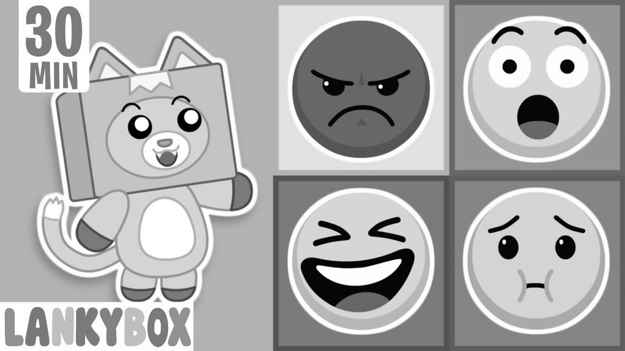 Learn Emotions with LankyBox – Funny Emoji Stories for Kids |  LankyBox Channel Kids Cartoon