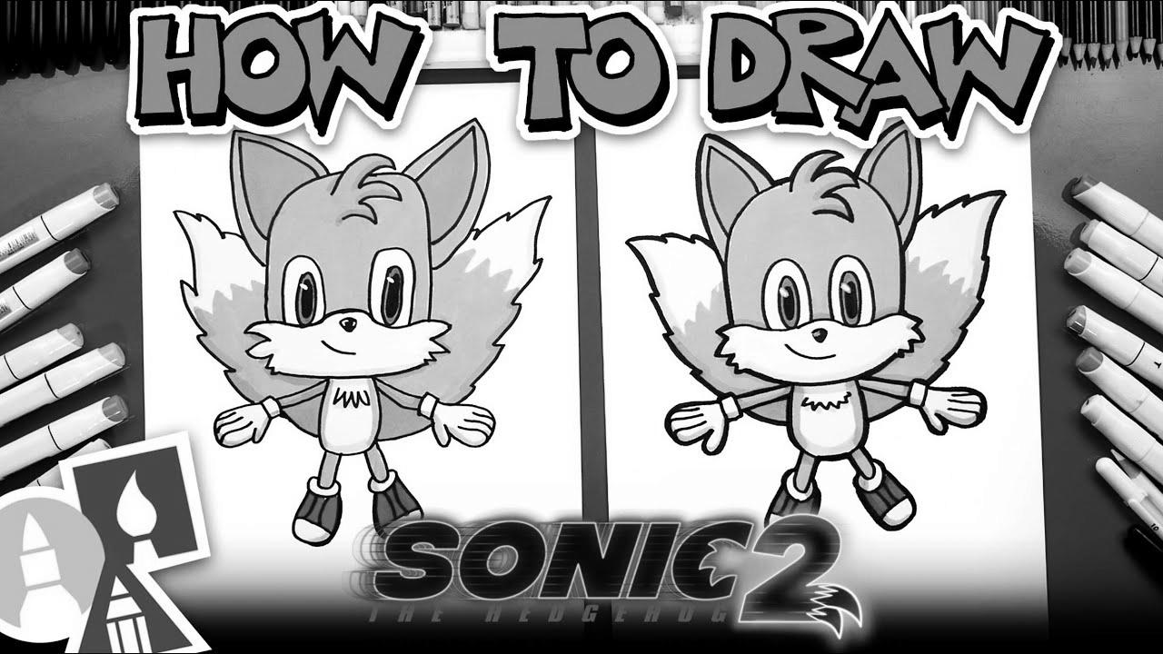 How To Draw Tails From Sonic The Hedgehog 2