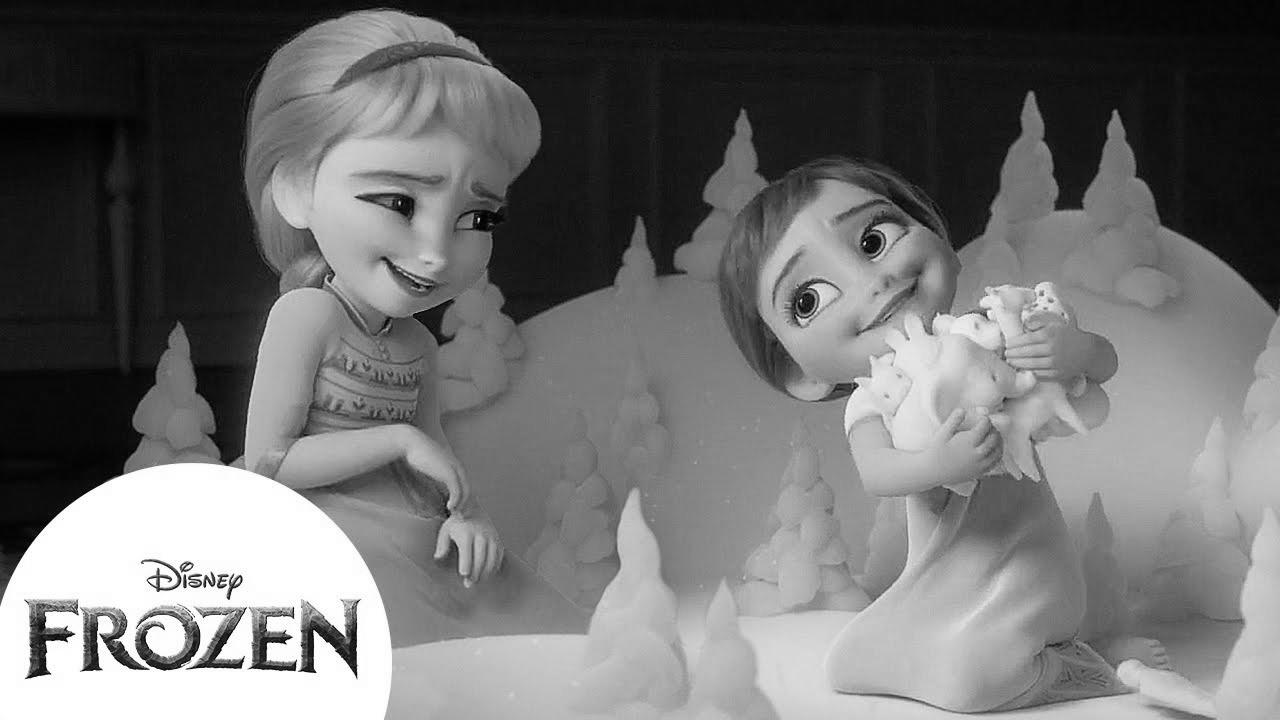 Child Anna and Elsa Study Concerning the Enchanted Forest |  Frozen