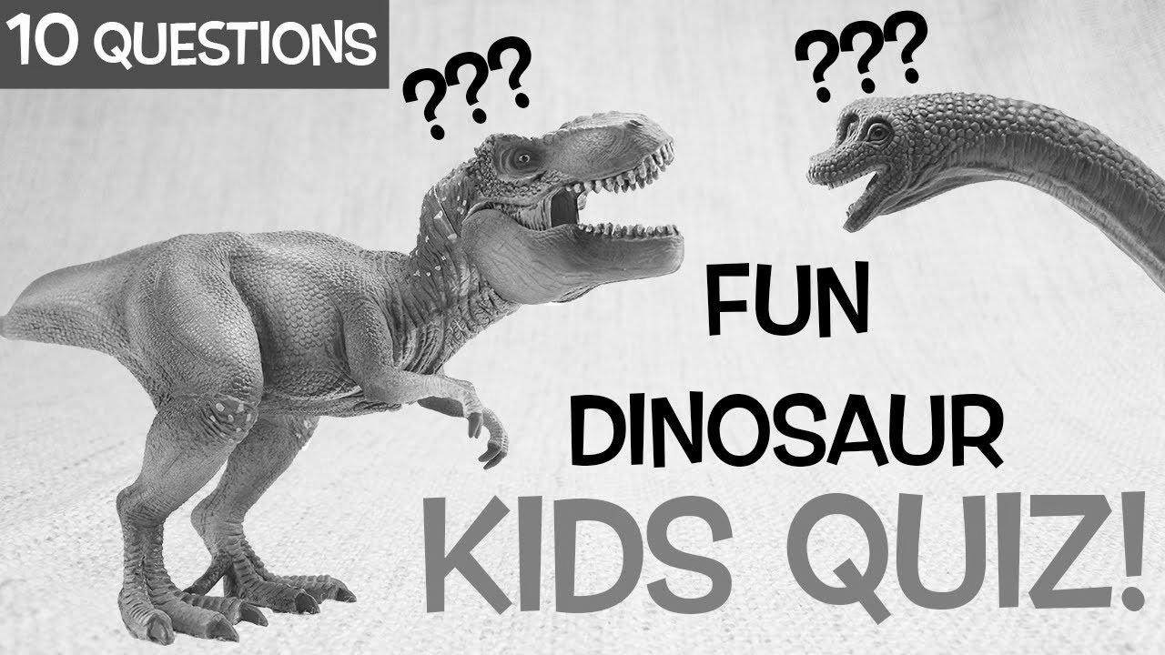 DINOSAUR QUIZ!  |  10 Questions – Study About Dinosaurs |  Enjoyable & Educational |  Dinosaurs For Kids