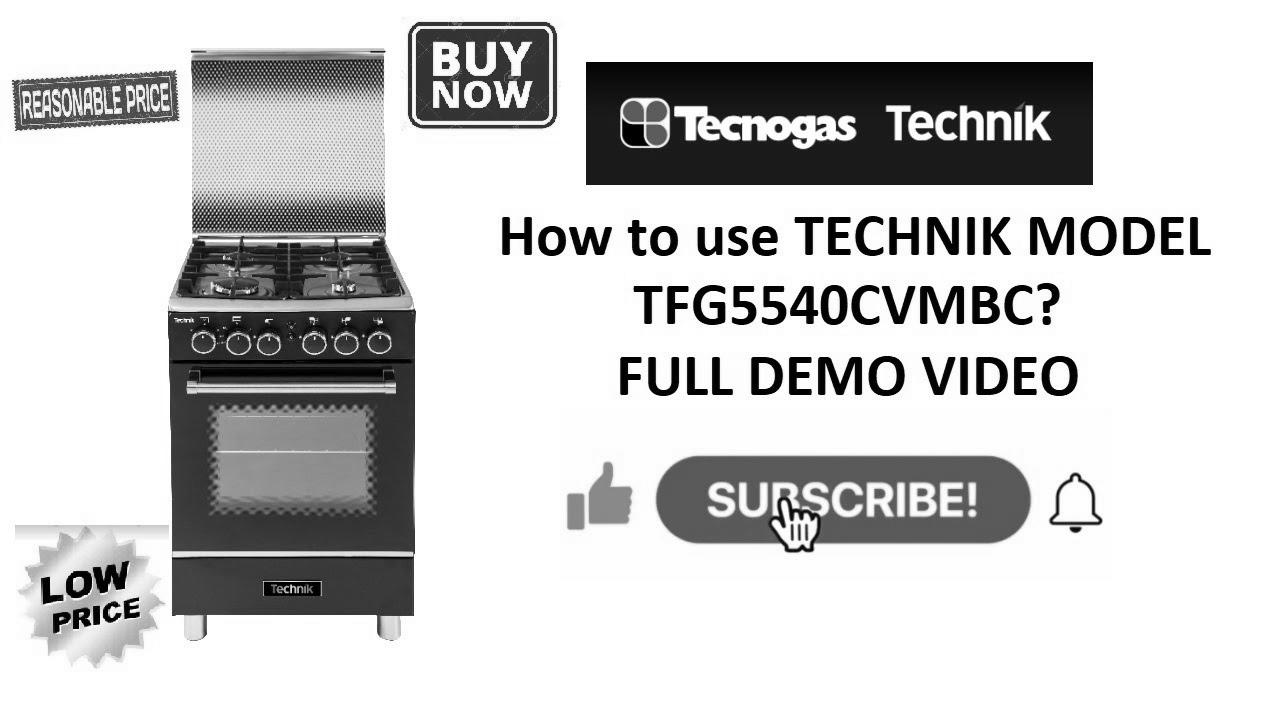 The way to use TFG5540CVMBC |  50CM Method Cooking Range |  PINAKAMURA NA TECHNIK COOKING RANGE (Tagalog)