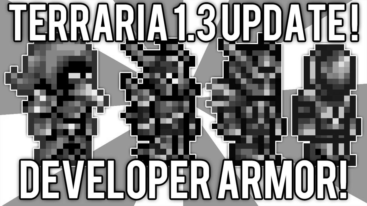 Terraria 1.3: How you can get Developer Armor, Wings, & Dye!  (Terraria 1.3 update change) @demizegg
